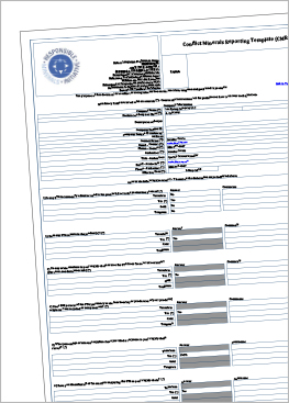 Conflict Mineral Reporting Template