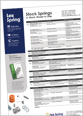 Lee Spring Capabilities Flyer